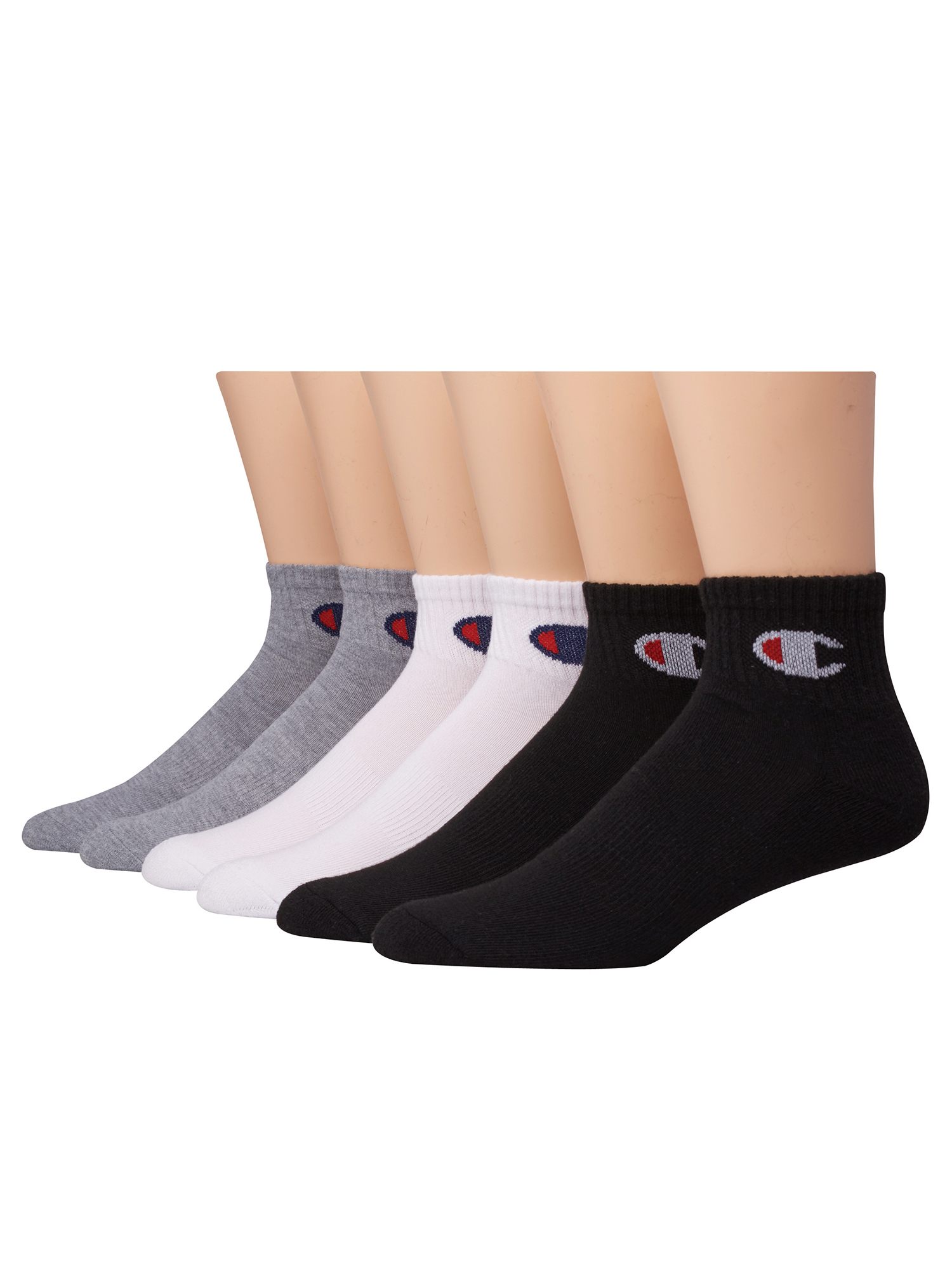Champion Women's Athletic Ankle Sock, 6 Pack